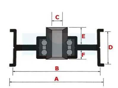Poulie à Gorge Plate Avec Rebord 83mm 5 Poulie à Gorge Plate Avec Rebord 83mm – Image 3