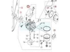 Carburateur Pour Moteur Loncin / Rato (0001210334)