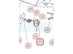 Poulie Pour Scarificateur Sarp (0002020042)