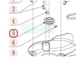 Poulie De Traction Pour Tondeuse Weibang (502040204002)