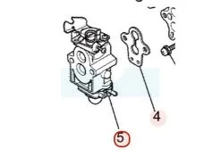 Carburateur Pour Moteur Mitsubishi (KK22076CA)