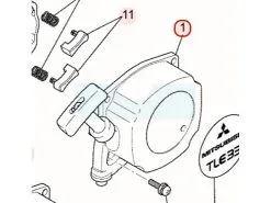 Lanceur Pour Moteur Mitsubishi (KS20164AA)