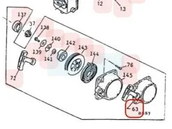Lanceur Pour Moteur Zenoah (T403075000)